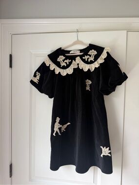Girls Velvet Dress